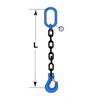 Lifting chain Grade10-1-leg-8mm, WLL: 2.5 to